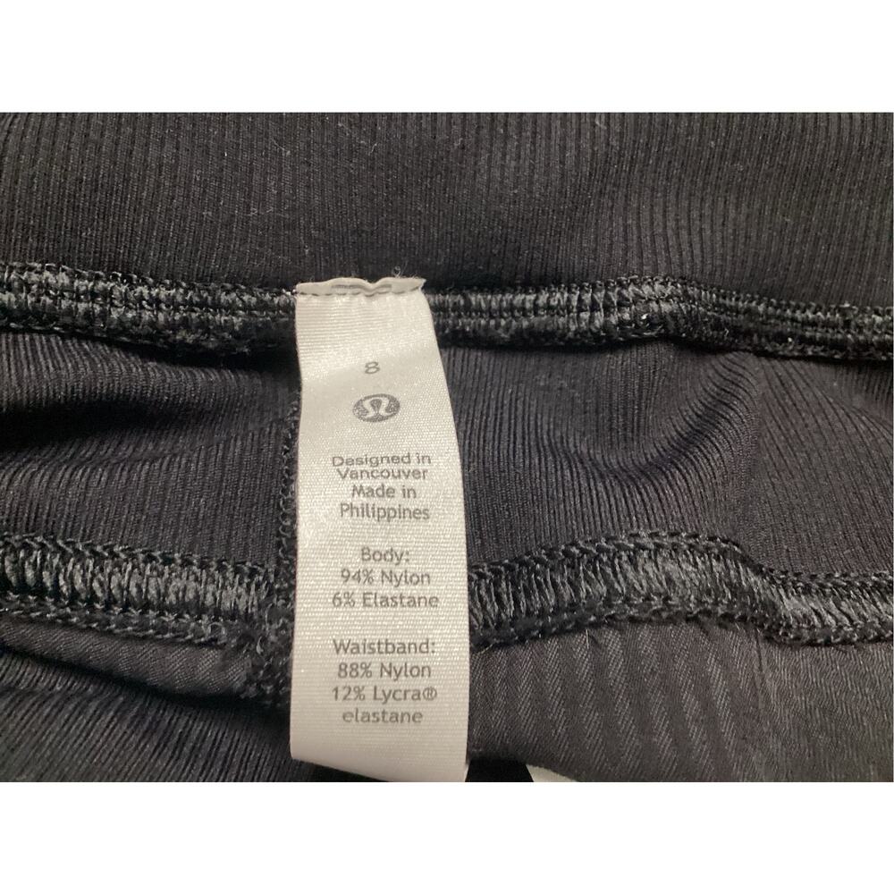 Lululemon Black Dance Studio Pant Drawstring Cinch Hem Lightweight Activewear 8 - Picture 5 of 7